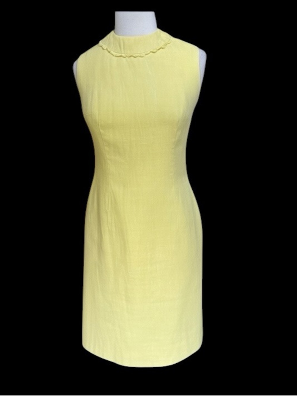1960s Anne Fogarty Linen Wiggle Dress